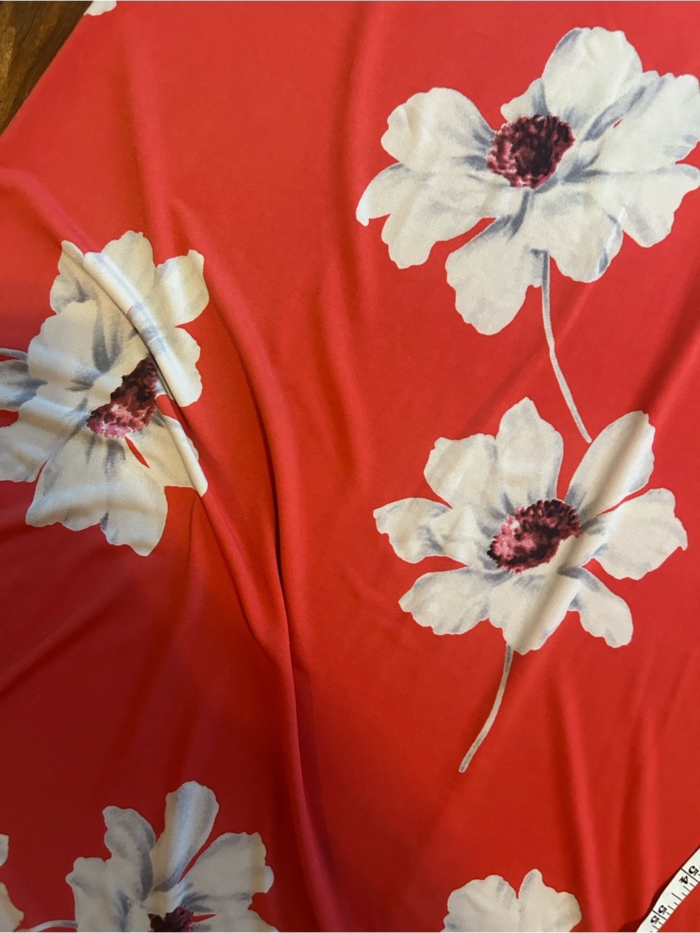 Le Lis Red Floral Wrap Maxi Dress - Picture 6 of 6